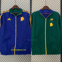 Roma Reversible windbreaker green
