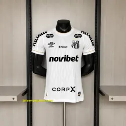 2026-27 Player Version Santos Home All Sponsors Jerseys