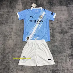 Children's Clothing 2025-26 Manchester City Home Jersey