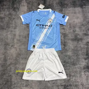 Children's Clothing 2025-26 Manchester City Home Jersey
