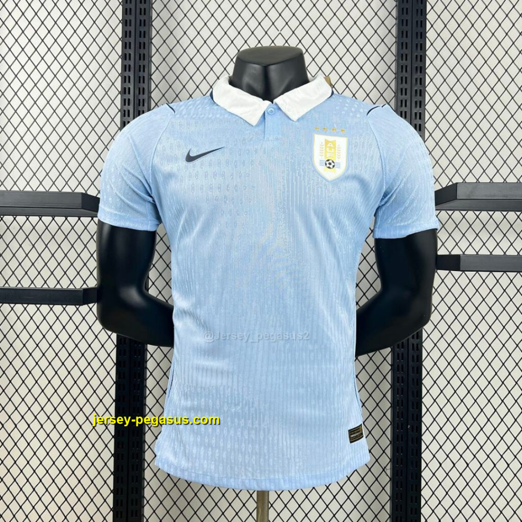 2026 Uruguay Home Wolrd Cup 2026 Kit Player Version Football T-Shirt