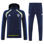 Boca Juniors Navy Blue Full zipper Jacket Tracksuit+ long pants