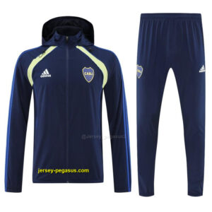 Boca Juniors Navy Blue Full zipper Jacket Tracksuit+ long pants