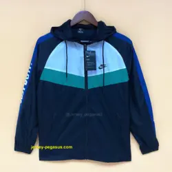 Windbreaker Nike Black & White Green