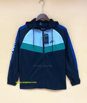 Windbreaker Nike Black & White Green