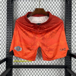 Napoli Training Orange Shorts Football Pants