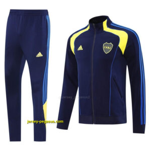Boca Juniors Navy Full Zipper Jacket + Long Pants