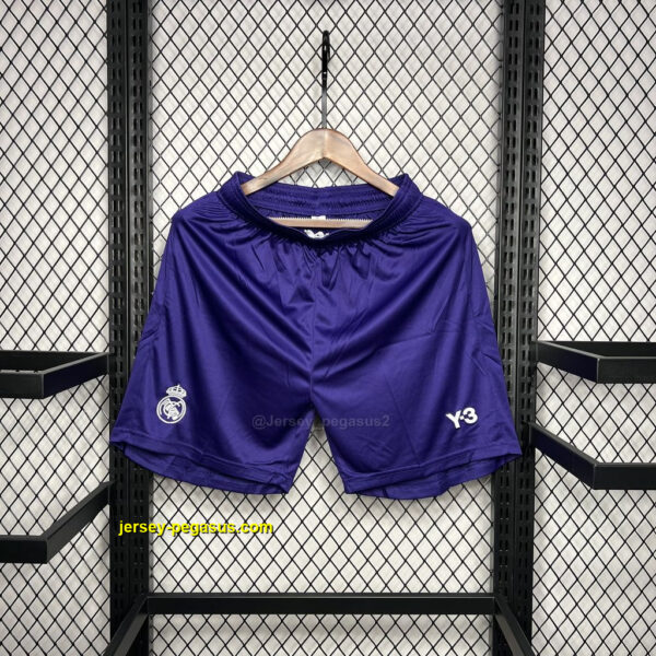 Real Madrid Purple Y3 Shorts Football Trousers Soccer Real Madrid Purple Y3 Shorts Football Trousers Soccer