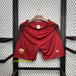 Roma Home Shorts Football Trousers Soccer
