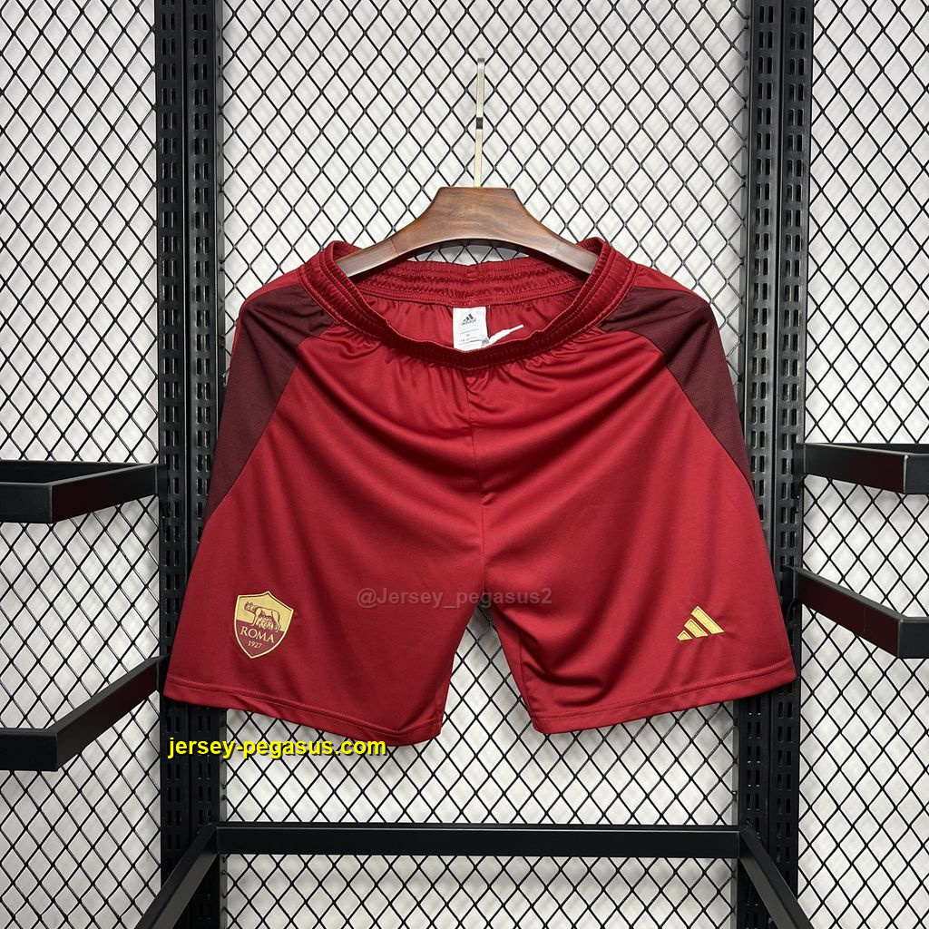 Roma Home Shorts Football Trousers Soccer