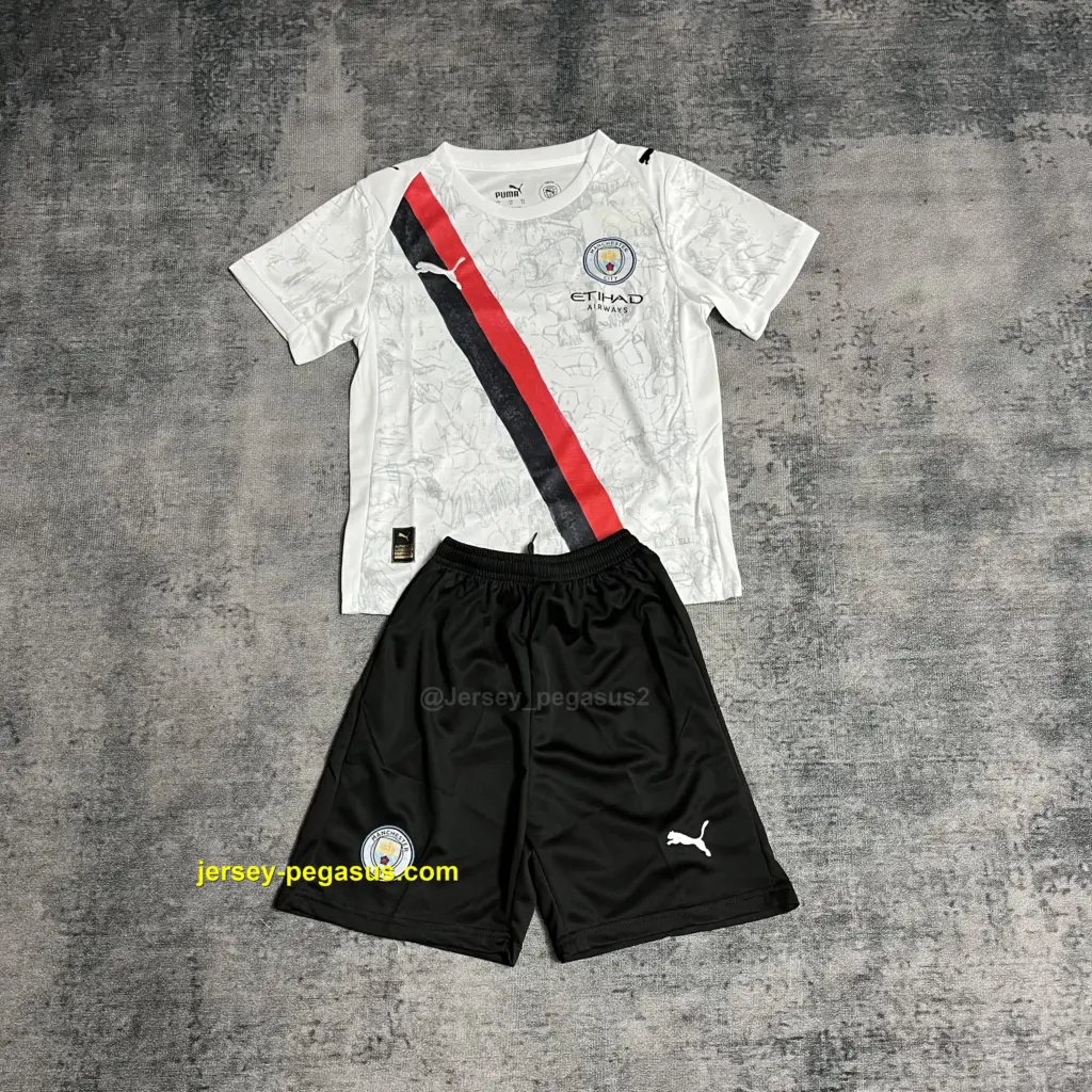 Children's clothing 2025-26 Manchester City away jersey
