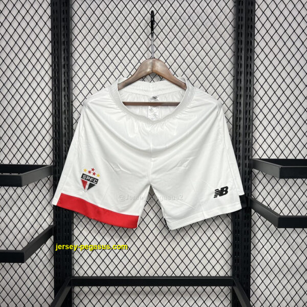 Sao Paulo Home Shorts Football Trousers Soccer Sao Paulo Home Shorts Football Trousers Soccer