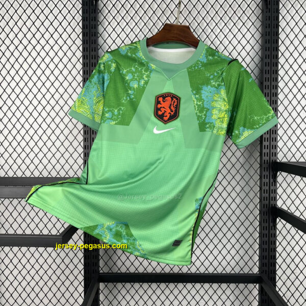 World Cup Jersey 2026 Netherlands Green Goalkeeper Kit Soccer T-Shirt World Cup Jersey 2026 Netherlands Green Goalkeeper Kit Soccer T-Shirt