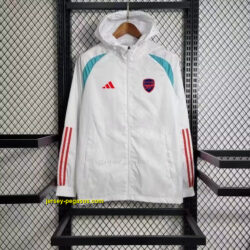 Windbreaker Arsenal White Cheap Soccer Jerseys