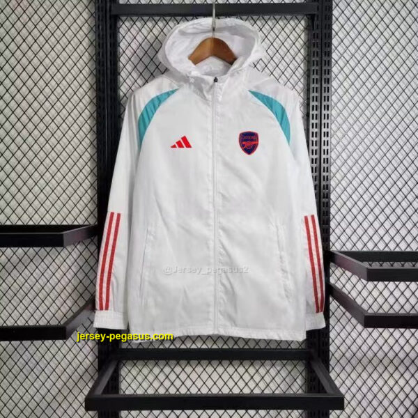 Windbreaker Arsenal White Cheap Soccer Jerseys