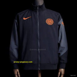 2026 Inter Milan Black Jacket Windbreaker