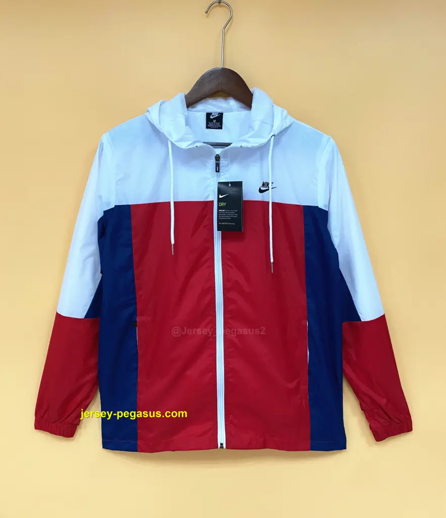 Windbreaker Nike Red & White