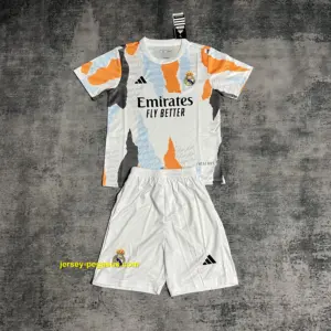 Children's clothing 2025-26 Real Madrid training uniform jersey