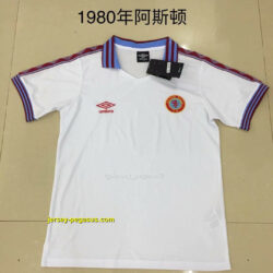 1980 Aston Villa away white