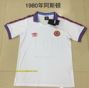 1980 Aston Villa away white