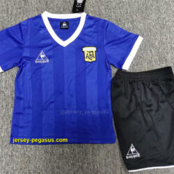 1986 Argentina away kid kits