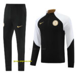 Chelsea Black Half Zipper Jacket+Long Pants