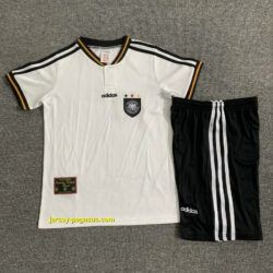 1996 Germany Home Retro Kids Kits Euro Cup Shirt Soccer Jerseys