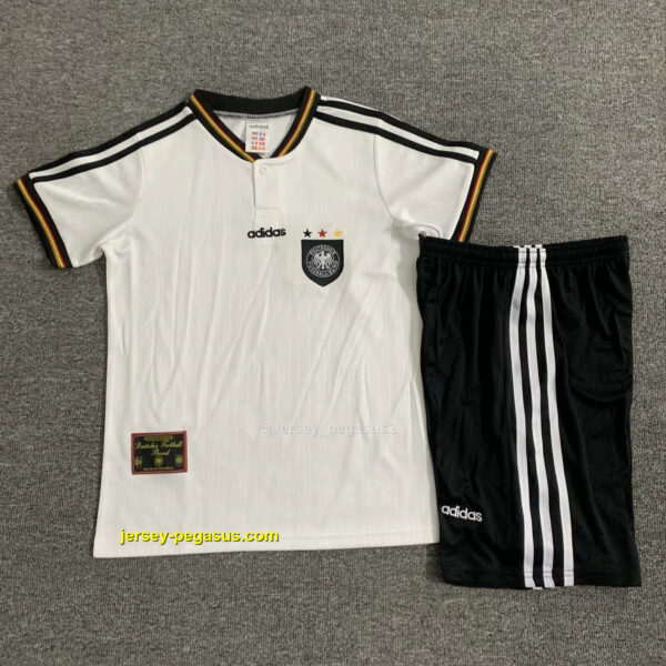1996 Germany Home Retro Kids Kits Euro Cup Shirt Soccer Jerseys 1996 Germany Home Retro Kids Kits Euro Cup Shirt Soccer Jerseys