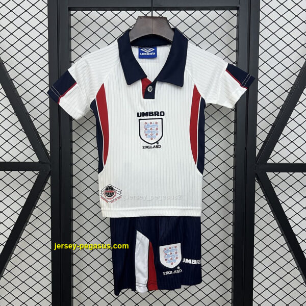 1998 England Home Retro Kid Kits Youth Apparels Soccer 1998 England Home Retro Kid Kits Youth Apparels Soccer