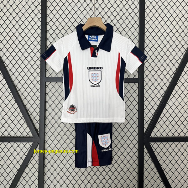 1998 England Home Retro Kid Kits Youth Apparels Sport 1998 England Home Retro Kid Kits Youth Apparels Sport