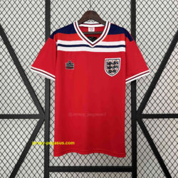 1982 England Away Retro Kit Football Uniform