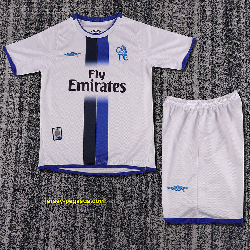 2003 Chelsea Away Retro Kid Kits Youth Apparels