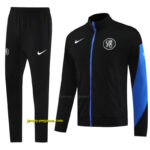 Chelsea BlackBlue Full Zipper Jacket +Long Pants