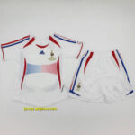 2006 France Away Retro Kid Kits Youth Apparels Soccer