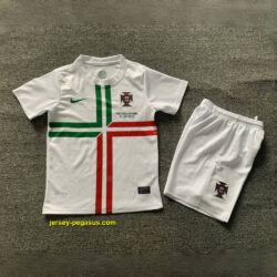2012 Portugal Away Retro Kid Kits Vintage Youth Apparels