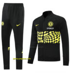 Chelsea BlackYellow Full Zipper Jacket + Long Pants