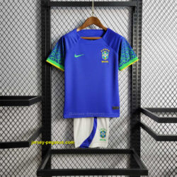 2022 Brazil away kids kit