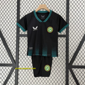2023 Ireland third black kid kit Best Soccer Jersey