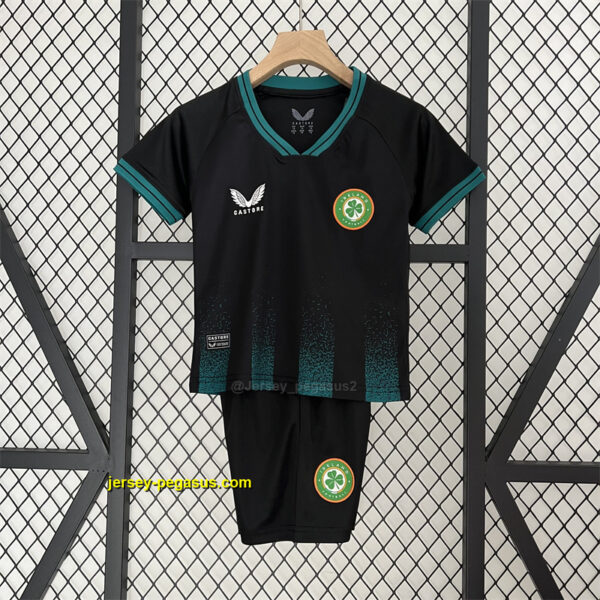 2023 Ireland third black kid kit Best Soccer Jersey 2023 Ireland third black kid kit Best Soccer Jersey