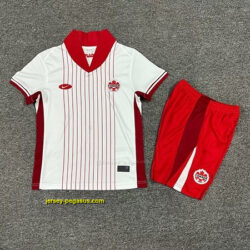 2024 Canada Away Kid Kits Copa America Children Sets Soccer Jerseys