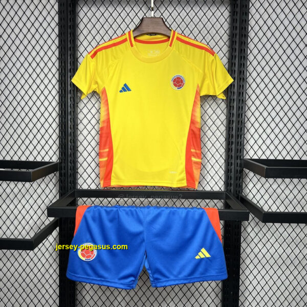 2024 Colombia Home Kid Kits Children Sets Football Replicas 2024 Colombia Home Kid Kits Children Sets Football Replicas