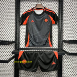 2024 Columbia Away Kid Kits Copa America Children Sets Soccer Jerseys
