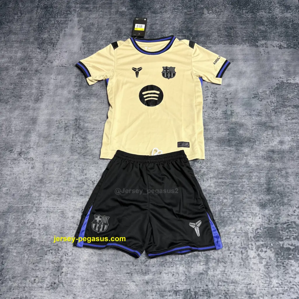 Kids 2025-26 Barcelona Away Kit