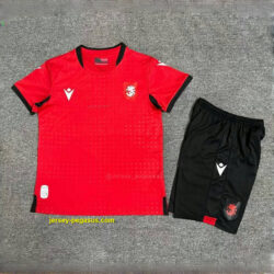 2024 Georgia Third Kid Kits UEFA Euro Youth Apparels Football