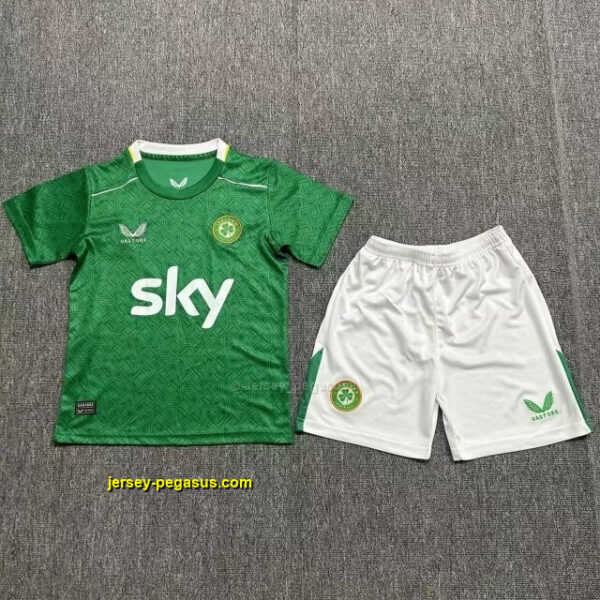 2024 Ireland Home Kid Kits Youth Apparels Soccer Jerseys 2024 Ireland Home Kid Kits Youth Apparels Soccer Jerseys