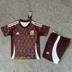 2024 Mexico Home Kid Kits Youth Apparels