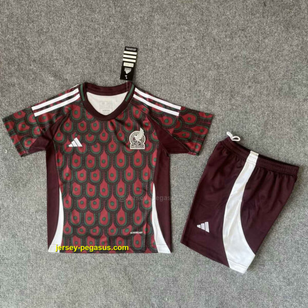 2024 Mexico Home Kid Kits Youth Apparels
