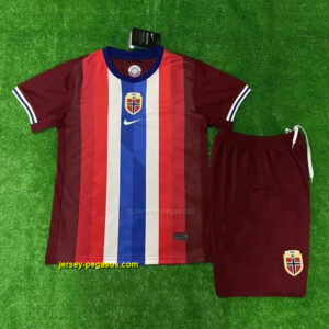 2024 Norway Home Kid Kits Youth Apparels Football