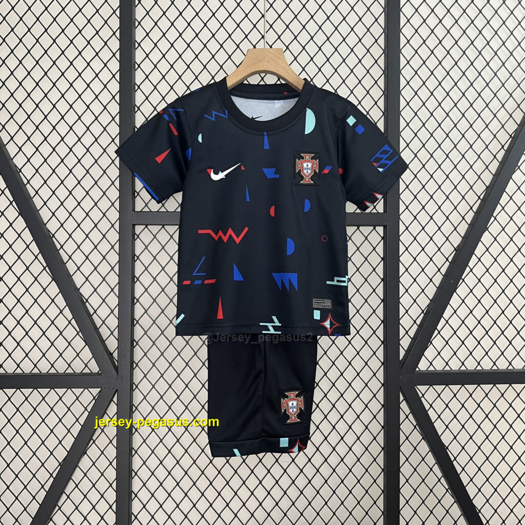 2024 Portugal Grey Training Kid Kits Youth Apparels Sport
