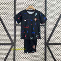 2024 Portugal Grey Training Kid Kits Youth Apparels Sport